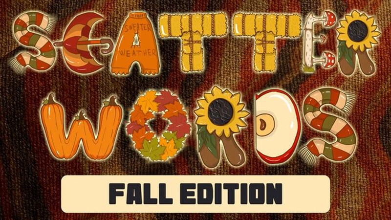 Scatter Words - Fall Edition
